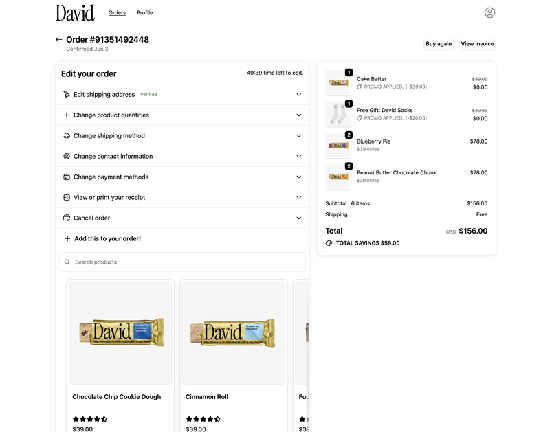 Order Editing for Shopify | Self-Service Order Editing App