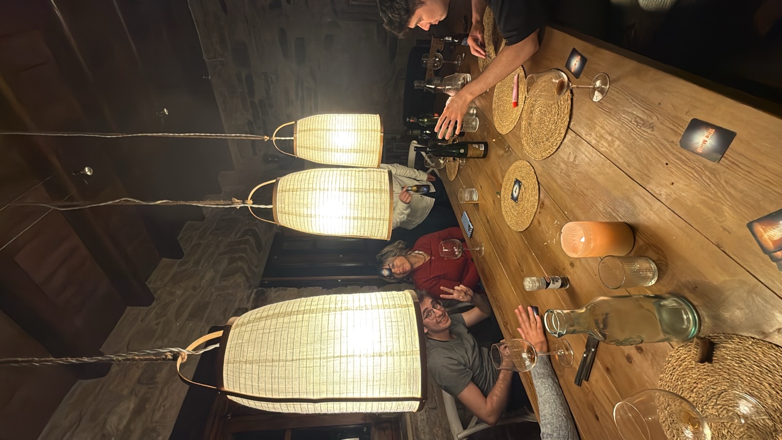 Card games & family style dinners