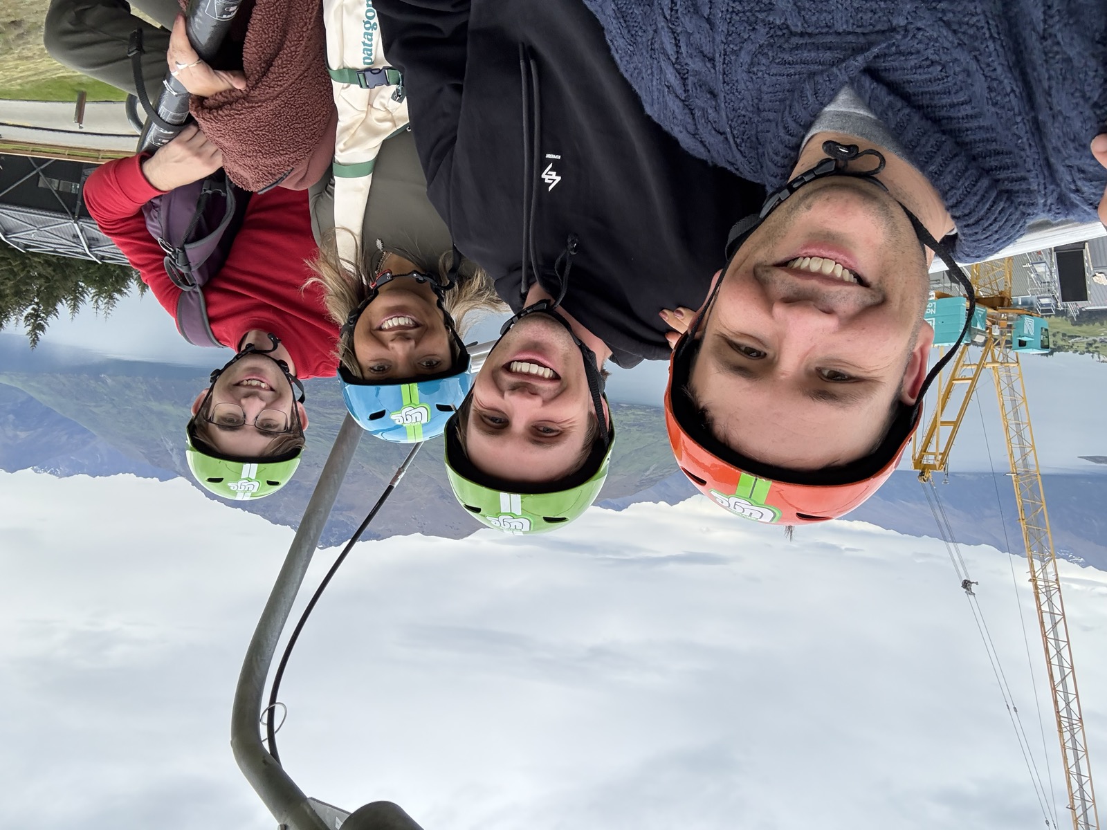 Belly laughing on the luge